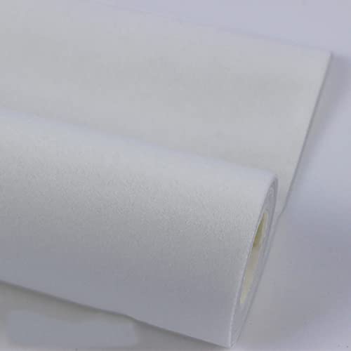 MRVAKDYDI Weicher Samtstoff mit Selbstklebender Rückseite, Stoff for Schubladeneinlage, Schmuckdisplay, DIY, 50 x 148 cm, Mehrfarbig(22 Off White) von MRVAKDYDI