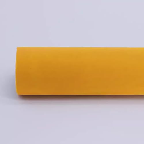 MRVAKDYDI Weicher Samtstoff mit Selbstklebender Rückseite, Stoffrolle for Schubladeneinlage, 50 cm x 150 cm, Mehrfarbig, mehrere Größen(Dark Yellow,2pcs) von MRVAKDYDI