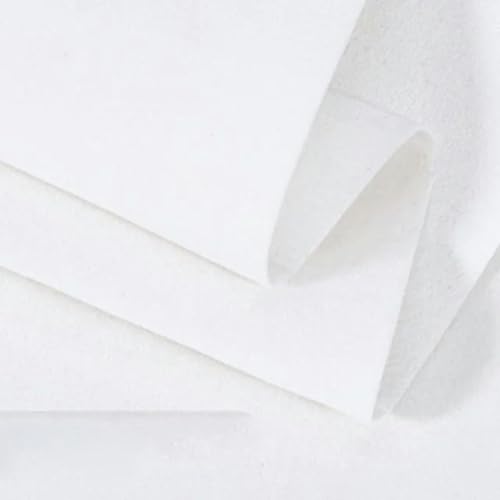 MRVAKDYDI Weicher Samtstoff mit Selbstklebender Rückseite, for Schmuck, Möbel, Schubladen, DIY-Bastelarbeiten, Mehrfarbig, mehrere Größen(07 White,50cmx100cm) von MRVAKDYDI