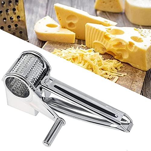 MRZJ Parmesanreibe, Edelstahl Parmesanmühle, Käsereibe mit Kurbel, Trommelreibe für Parmesan Käse Schokolade, Küchen Werkzeug MRZJ Parmesanreibe, Edelstahl Parmesanmühle, Käsereibe mit Kurbel, Trommelreibe für Parmesan Käse Schokolade, Küchen Werkzeug von MRZJ