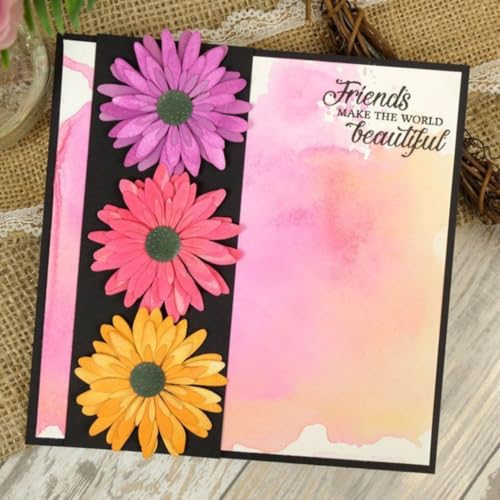 MSCHEFAY 3D-Hintergründe, Rahmen-Stanzformen für Kartenherstellung, Metall-Stanzformen, Scrapbooking, Kunst, DIY, Papierhandwerk, Prägung für Party, Hochzeit, Album-Dekoration (Blume, D-8,8 x 8,7 cm) MSCHEFAY 3D-Hintergründe, Rahmen-Stanzformen für Kartenherstellung, Metall-Stanzformen, Scrapbooking, Kunst, DIY, Papierhandwerk, Prägung für Party, Hochzeit, Album-Dekoration (Blume, D-8,8 x 8,7 cm) von MSCHEFAY