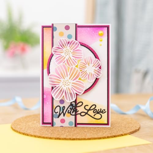 MSCHEFAY 3D-Hintergründe, Rahmen-Stanzformen für Kartenherstellung, Metall-Stanzformen, Scrapbooking, Kunst, DIY, Papierhandwerk, Prägung für Party, Hochzeit, Album-Dekoration (Blume, E-6,8 x 15 cm) MSCHEFAY 3D-Hintergründe, Rahmen-Stanzformen für Kartenherstellung, Metall-Stanzformen, Scrapbooking, Kunst, DIY, Papierhandwerk, Prägung für Party, Hochzeit, Album-Dekoration (Blume, E-6,8 x 15 cm) von MSCHEFAY