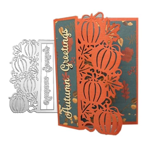 MSCHEFAY 3D-Hintergründe, Rahmen-Stanzformen für Kartenherstellung, Metall-Stanzformen, Scrapbooking, Kunst, DIY, Papierhandwerk, Prägung für Party, Hochzeit, Album-Dekoration (Kürbis-Rahmen, 14,5 x MSCHEFAY 3D-Hintergründe, Rahmen-Stanzformen für Kartenherstellung, Metall-Stanzformen, Scrapbooking, Kunst, DIY, Papierhandwerk, Prägung für Party, Hochzeit, Album-Dekoration (Kürbis-Rahmen, 14,5 x von MSCHEFAY
