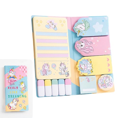 440 Cute Sticky Notes Set - Dream Big Really Like Dreaming, Selbstklebende Haftnotizen, Index-Tabs, Multifunktionales Haftnotizen Set - Geeignet für Büro, Schule, Zuhause 440 Cute Sticky Notes Set - Dream Big Really Like Dreaming, Selbstklebende Haftnotizen, Index-Tabs, Multifunktionales Haftnotizen Set - Geeignet für Büro, Schule, Zuhause von MSLSOZ