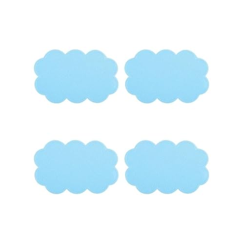 MSV Antirutschpads Blau12cm x4 Wolken von MSV