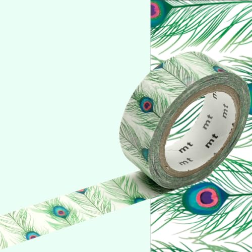MTEX1P171Z MT Ex 1P Peacock Feathers Washi-Klebeband von MT