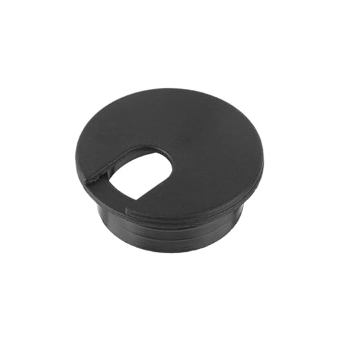 MTADSBKFP Kunststoff-Kabelverschraubungen für Schreibtische, 10 stücke 35/50mm Kunststoff Schnalle Linie Kabel Klemme Schreibtisch Tisch Kabel Verschluss Draht Loch Abdeckung(Black 35mm) von MTADSBKFP