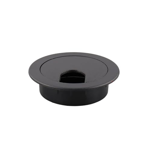 MTADSBKFP Kunststoff-Kabelverschraubungen für Schreibtische, 10 stücke 35 Zu 80mm PC Computer Schreibtisch ABS Kunststoff Tülle Tisch Kabel Ordentlich Draht Loch Abdeckung(35mm Black) von MTADSBKFP