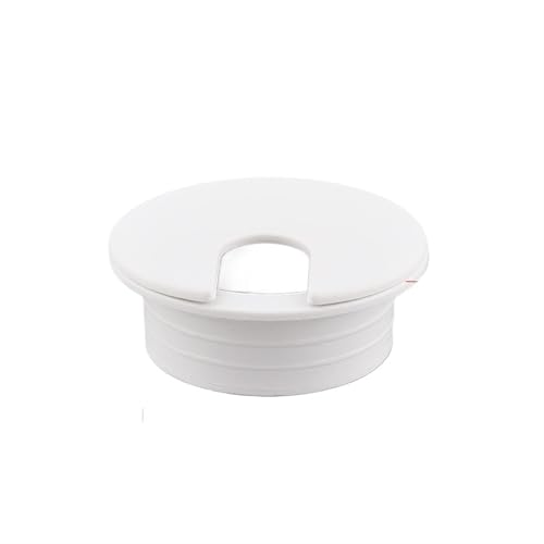 MTADSBKFP Kunststoff-Kabelverschraubungen für Schreibtische, 10 stücke 35 Zu 80mm PC Computer Schreibtisch ABS Kunststoff Tülle Tisch Kabel Ordentlich Draht Loch Abdeckung(35mm White) von MTADSBKFP