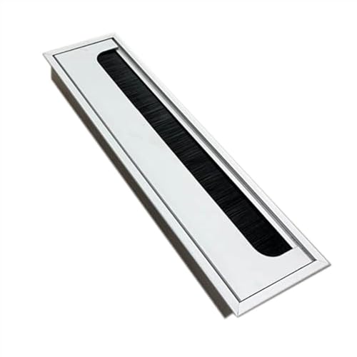 MTADSBKFP Kunststoff-Kabelverschraubungen für Schreibtische, Drahtkabeltülle, quadratische Aluminium-Tisch-Schreibtischtülle mit Mehreren Größen(280x80mm) von MTADSBKFP