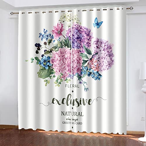 MTBDyyds Wärmeisolierende Fenstervorhänge, 300X280Cm Bunt Modisch Blumig 2 Stücke Gardinen Mit Ösen Verdunklungsvorhänge Thermo Vorhang Blickdicht Für Schlafzimmer & Wohnzimmer MTBDyyds Wärmeisolierende Fenstervorhänge, 300X280Cm Bunt Modisch Blumig 2 Stücke Gardinen Mit Ösen Verdunklungsvorhänge Thermo Vorhang Blickdicht Für Schlafzimmer & Wohnzimmer von MTBDyyds