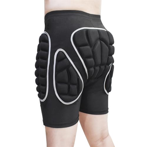 MTKSFDC Schützende gepolsterte Shorts Motorrad-Shorts, Beinschutz, unterstützende Sport-Impact-Shorts, Skifahren, Motocross-Shorts, Hüftschutz, gepolsterte Shorts(XL) von MTKSFDC