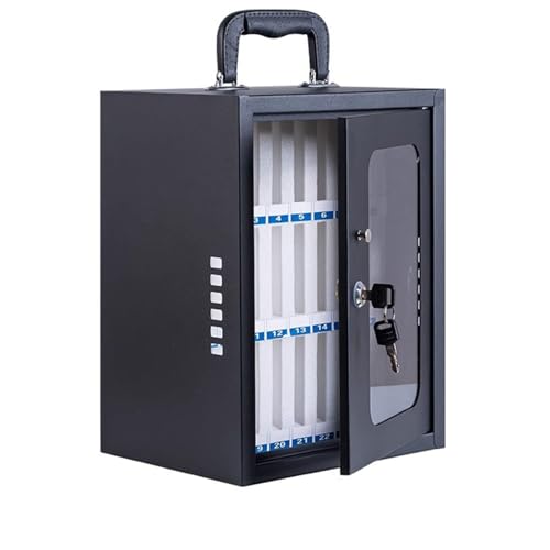 MTNBHH Wandmontierter Handyschrank mit 12/24/36/48/60 Fächern, ABS-Kühllöchern, Perlbaumwollfutter und verstärkter Stahlkonstruktion(24 Bits) von MTNBHH