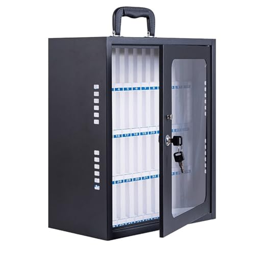 MTNBHH Wandmontierter Handyschrank mit 12/24/36/48/60 Fächern, ABS-Kühllöchern, Perlbaumwollfutter und verstärkter Stahlkonstruktion(48 Bits) von MTNBHH