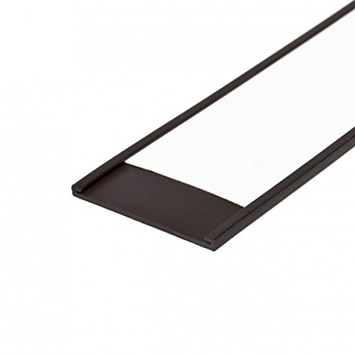 Magnetische Etiketten, Breite: 40 mm, Etikettenleiste im C-Profil zum Zuschneiden, Regalbeschriftung Magnetische Etiketten, Breite: 40 mm, Etikettenleiste im C-Profil zum Zuschneiden, Regalbeschriftung von MTS Magnete