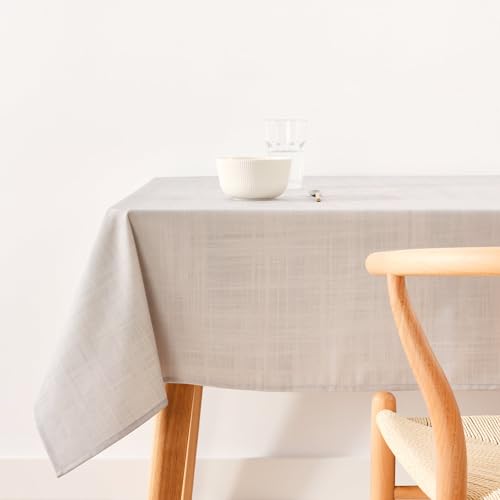 Belum Tischdecke, XL, 300 x 180 cm, harzbeschichtet, 100% Bio-Baumwolle, harzbeschichtete Tischdecke, groß, rechteckige Tischdecke ohne Steifigkeit, wasserdichte Tischdecke von BL BELUM