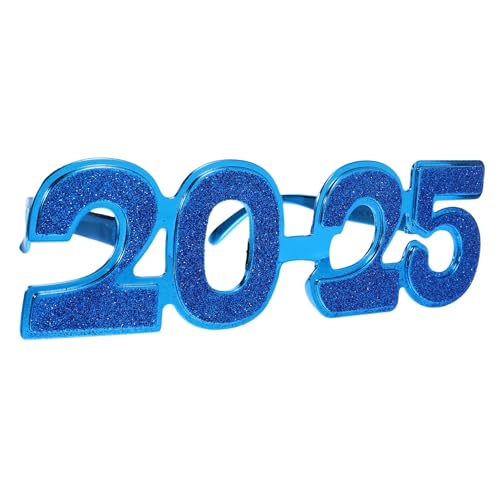 MUCKLILY 1 Paar Pulvergläser elektroplierend Brillengestell mit Zahlen Brillen für das neue Jahr 2025 Brillen-Requisiten für das neue Jahr 2025 Kostüm Brillen Neujahrspartyzubehör Stk Blau MUCKLILY 1 Paar Pulvergläser elektroplierend Brillengestell mit Zahlen Brillen für das neue Jahr 2025 Brillen-Requisiten für das neue Jahr 2025 Kostüm Brillen Neujahrspartyzubehör Stk Blau von MUCKLILY