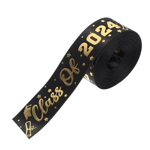 MUCKLILY 1 Rolle Graduierungsband Diy Geschenkbänder für Dekoration Yards Schwarzes Polyesterband Breit für Abschlussfeiern Partygeschenke Bastelarbeiten und Mehr MUCKLILY 1 Rolle Graduierungsband Diy Geschenkbänder für Dekoration Yards Schwarzes Polyesterband Breit für Abschlussfeiern Partygeschenke Bastelarbeiten und Mehr von MUCKLILY