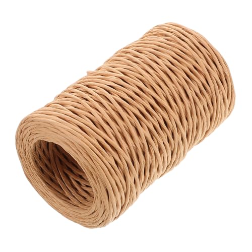 MUCKLILY 1 Rolle Handgewebter Lampenschirm Seil Weben Dekoratives Papierseil Packpapier Seil Handgefertigtes Papierseil Draht Zum Basteln Diy Bastelseil Papierseile Schokolade Eine Rolle MUCKLILY 1 Rolle Handgewebter Lampenschirm Seil Weben Dekoratives Papierseil Packpapier Seil Handgefertigtes Papierseil Draht Zum Basteln Diy Bastelseil Papierseile Schokolade Eine Rolle von MUCKLILY