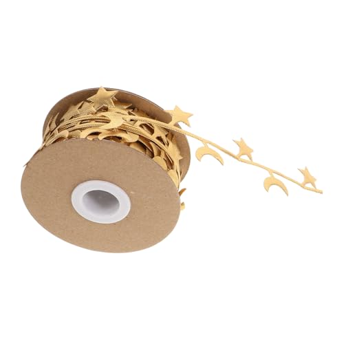 MUCKLILY 1 Rolle Roll Sternen und Mondform Bastelband Dekoratives Geschenkband für Kartenherstellung Bastelprojekte und Hochzeiten Geburtstage und Feiertage MUCKLILY 1 Rolle Roll Sternen und Mondform Bastelband Dekoratives Geschenkband für Kartenherstellung Bastelprojekte und Hochzeiten Geburtstage und Feiertage von MUCKLILY