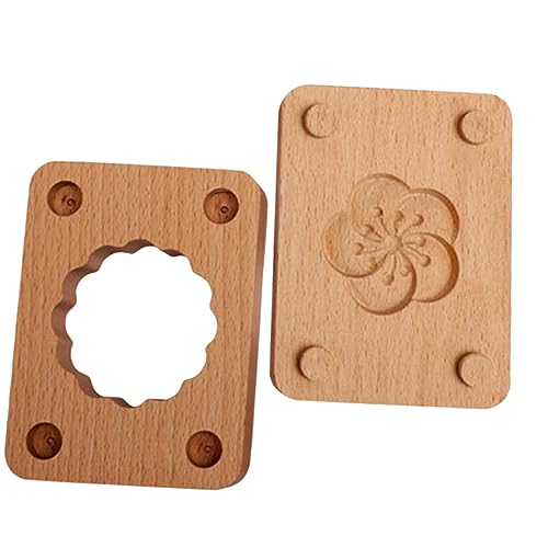 MUCKLILY 1 Satz Doppelschicht-schleifwerkzeug Keksformen Kuchenformen Zum Backen Plätzchenpressform Mondkuchenhersteller Gebäck Zur Herstellung Von Formen Backzubehör Mondkuchenform Buche MUCKLILY 1 Satz Doppelschicht-schleifwerkzeug Keksformen Kuchenformen Zum Backen Plätzchenpressform Mondkuchenhersteller Gebäck Zur Herstellung Von Formen Backzubehör Mondkuchenform Buche von MUCKLILY