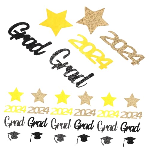 MUCKLILY 1 Satz Graduation Party Dekoration Konfetti Mehrfarbige Tischstreu aus Vlies für Glitzernde Abschiedsfeier Streudeko für Schulkind Einschulung und Feiern MUCKLILY 1 Satz Graduation Party Dekoration Konfetti Mehrfarbige Tischstreu aus Vlies für Glitzernde Abschiedsfeier Streudeko für Schulkind Einschulung und Feiern von MUCKLILY