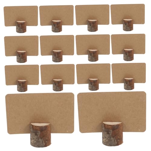 MUCKLILY 1 Satz Holz Kartenhalter für Hochzeiten Meetings Partys Kleine mit Karten für Tischdekoration Namensschilder Notizen Rustikale Handpolierte Holzständer MUCKLILY 1 Satz Holz Kartenhalter für Hochzeiten Meetings Partys Kleine mit Karten für Tischdekoration Namensschilder Notizen Rustikale Handpolierte Holzständer von MUCKLILY