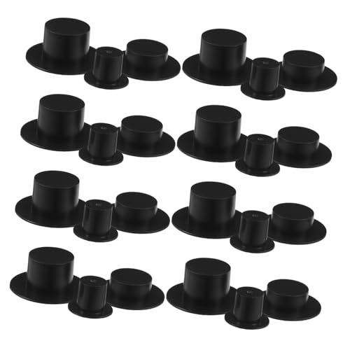 MUCKLILY 1 Satz Hüte für Diy Bastelprojekte Schwarze Clownmützen Kopfstück für Puppen Schneemann Dekoration und Festliche Anlässe MUCKLILY 1 Satz Hüte für Diy Bastelprojekte Schwarze Clownmützen Kopfstück für Puppen Schneemann Dekoration und Festliche Anlässe von MUCKLILY