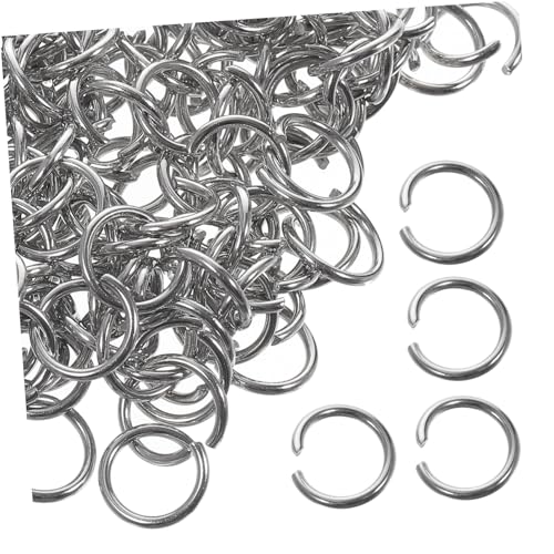 MUCKLILY 1 Satz Ohrring Sprungringe Schließungen Machen Herstellung Offen Schlüssel Schmuck Kleine Biegeringe Biegering Für Diy Runde Ringverbinder Silver Rostfreier Stahl 200 Stück MUCKLILY 1 Satz Ohrring Sprungringe Schließungen Machen Herstellung Offen Schlüssel Schmuck Kleine Biegeringe Biegering Für Diy Runde Ringverbinder Silver Rostfreier Stahl 200 Stück von MUCKLILY