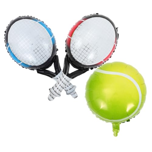 MUCKLILY 1 Satz Tennis Ballon Set Teiliges Set für Partys und Feiern Luftballons mit Sportlichem Design für Geburtstags und Hochzeitdeko Einfache Aufhängung MUCKLILY 1 Satz Tennis Ballon Set Teiliges Set für Partys und Feiern Luftballons mit Sportlichem Design für Geburtstags und Hochzeitdeko Einfache Aufhängung von MUCKLILY