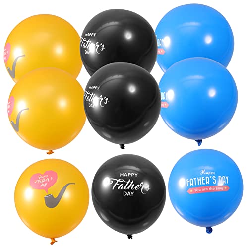 MUCKLILY 1 Satz Vatertagsballon Set für Willkommen Luftballons vatertag hintergrundballon fröhliche vatertagsdekorationen Ballon zum Vatertag Vatertagsbriefballons Partyballon Emulsion MUCKLILY 1 Satz Vatertagsballon Set für Willkommen Luftballons vatertag hintergrundballon fröhliche vatertagsdekorationen Ballon zum Vatertag Vatertagsbriefballons Partyballon Emulsion von MUCKLILY