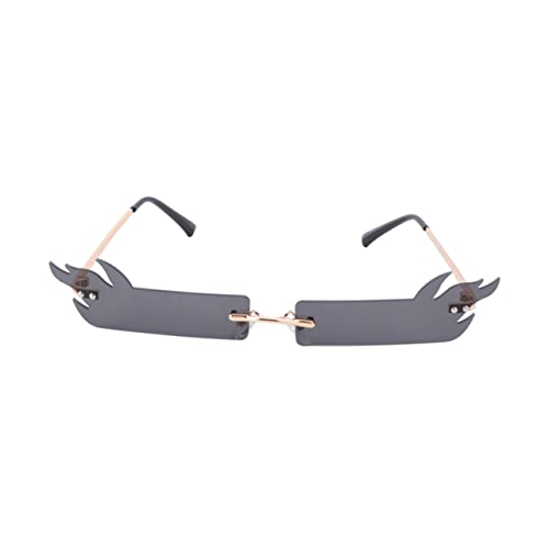 MUCKLILY 1 Stück Lustige Brille Sonnenbrille Bunte Sonnenbrille Festliche Dekoration Schlanke Brille Flammen Sonnenbrille Dekorative Brille Coole Geformte Brille Modische Sonnenbrille MUCKLILY 1 Stück Lustige Brille Sonnenbrille Bunte Sonnenbrille Festliche Dekoration Schlanke Brille Flammen Sonnenbrille Dekorative Brille Coole Geformte Brille Modische Sonnenbrille von MUCKLILY