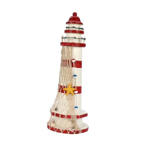 MUCKLILY 1 Stück Mediterranes Lighthouse Ornament aus Dekoratives Modell für Zuhause für Wohnzimmer Schlafzimmer und Büro Perfektes für Freunde Verarbeitet MUCKLILY 1 Stück Mediterranes Lighthouse Ornament aus Dekoratives Modell für Zuhause für Wohnzimmer Schlafzimmer und Büro Perfektes für Freunde Verarbeitet von MUCKLILY