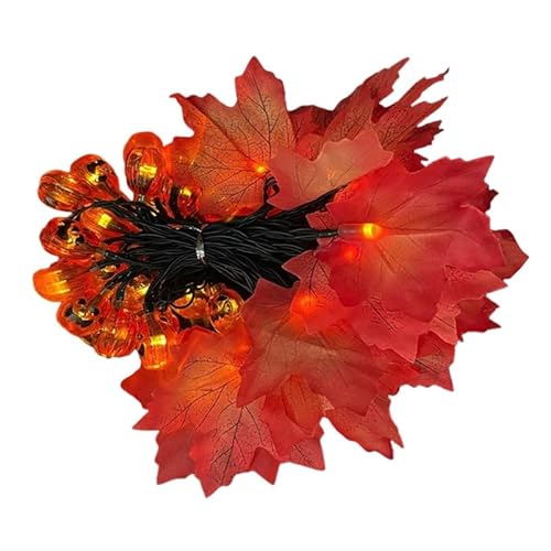 MUCKLILY 1 Stück Solarbetriebene Kürbis Lichterkette mit LED für Halloween Garten Dekoration Luminous Outdoor String Light für Festliche Anlässe für Innen und Außenbereiche MUCKLILY 1 Stück Solarbetriebene Kürbis Lichterkette mit LED für Halloween Garten Dekoration Luminous Outdoor String Light für Festliche Anlässe für Innen und Außenbereiche von MUCKLILY