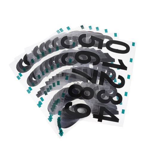 MUCKLILY 10 Sets Garagennummernschild Mülltonnennummernaufkleber Wasserdichte Nummernaufkleber Briefkastennummern Selbstklebende Nummern Aufklebbare Nummern Für Briefkästen MUCKLILY 10 Sets Garagennummernschild Mülltonnennummernaufkleber Wasserdichte Nummernaufkleber Briefkastennummern Selbstklebende Nummern Aufklebbare Nummern Für Briefkästen von MUCKLILY