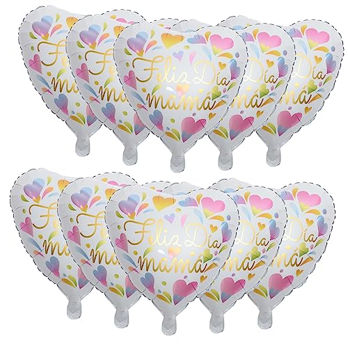 MUCKLILY 10 Stück Folienballons Mutter Rosa Mama Für Zahlendekorationen Party Und Ballondekor Foliendeko Dekoballons Aluminiumfolie MUCKLILY 10 Stück Folienballons Mutter Rosa Mama Für Zahlendekorationen Party Und Ballondekor Foliendeko Dekoballons Aluminiumfolie von MUCKLILY