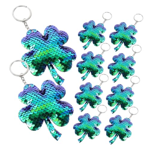 MUCKLILY 10 Stück Glitzernder Schlüsselanhänger aus Doppelseitigen Pailletten Glücksbringer Schlüsselringe für Taschen Rucksäcke und Autos Accessoire für Damen MUCKLILY 10 Stück Glitzernder Schlüsselanhänger aus Doppelseitigen Pailletten Glücksbringer Schlüsselringe für Taschen Rucksäcke und Autos Accessoire für Damen von MUCKLILY