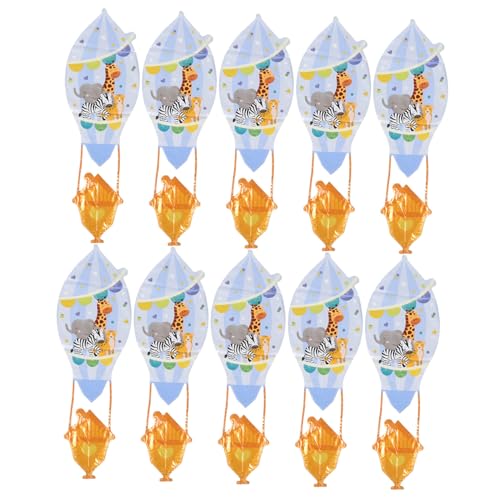 MUCKLILY 10 Stück Heißluftballon Folienballons Langlebige Dekoration für Babyparty und Hochzeit Einzigartiges Design aus Aluminiumfolie Jede Feier MUCKLILY 10 Stück Heißluftballon Folienballons Langlebige Dekoration für Babyparty und Hochzeit Einzigartiges Design aus Aluminiumfolie Jede Feier von MUCKLILY
