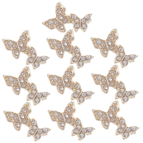 MUCKLILY 10 Stück Teiliges Nagel charms Schmetterling Nail Art Schmuck Deko Nail Studs Legierung Leicht Tragbar für DIY Nageldesign Alltag Festlichkeiten MUCKLILY 10 Stück Teiliges Nagel charms Schmetterling Nail Art Schmuck Deko Nail Studs Legierung Leicht Tragbar für DIY Nageldesign Alltag Festlichkeiten von MUCKLILY