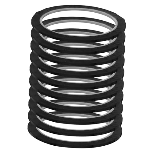 MUCKLILY 10 Stück Teiliges Pet Whiteboard Klebeband Schwarz Dünnes Reißfestes Washi Tape für Trockenlöschtafeln Gittermarkierungen Kalender und Diagramme MUCKLILY 10 Stück Teiliges Pet Whiteboard Klebeband Schwarz Dünnes Reißfestes Washi Tape für Trockenlöschtafeln Gittermarkierungen Kalender und Diagramme von MUCKLILY