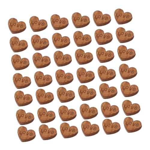 MUCKLILY 100 Stück Holzherzen Konfetti Dekoration Mini Deko Knopf Kleines Nähornament Hochzeitsformen Rustikale Herzen Holzausschnitte Zum Basteln Bambus Hellbraun MUCKLILY 100 Stück Holzherzen Konfetti Dekoration Mini Deko Knopf Kleines Nähornament Hochzeitsformen Rustikale Herzen Holzausschnitte Zum Basteln Bambus Hellbraun von MUCKLILY