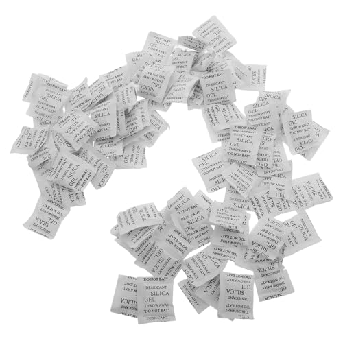 MUCKLILY 100 Stück Kieselgel Trockenmittel Feuchtigkeitsabsorber Silica-pakete Pakete Zur Feuchtigkeitsregulierung Feuchtigkeitsabsorbierende Pakete Geweihung Weiß MUCKLILY 100 Stück Kieselgel Trockenmittel Feuchtigkeitsabsorber Silica-pakete Pakete Zur Feuchtigkeitsregulierung Feuchtigkeitsabsorbierende Pakete Geweihung Weiß von MUCKLILY