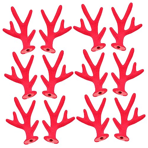 MUCKLILY 100 Stück Pflanzliche Hirschgeweih-ohren Flockantler DIY Kopfschmuck Zubehör für Karneval Festliche Kopfbedeckungen Handwerksprojekte MUCKLILY 100 Stück Pflanzliche Hirschgeweih-ohren Flockantler DIY Kopfschmuck Zubehör für Karneval Festliche Kopfbedeckungen Handwerksprojekte von MUCKLILY