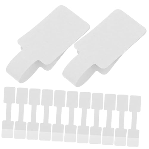 MUCKLILY 100 Stück Preisschildpapier Armbandanzeigekarten Handschriftliche Schmuckanhänger Aufkleber Zur Identifizierung Von Schmuck Hangtag Schmuck Preisschild Armband-tags Papier Weiß von MUCKLILY