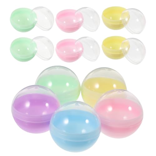 MUCKLILY 100 Stück -Schale in Macaron-Farbe Leere Automatenkapseln runde Kapseln Kaugummiballmaschine klare, runde Verkaufskapseln Kaugummiautomaten klare Bälle pp MUCKLILY 100 Stück -Schale in Macaron-Farbe Leere Automatenkapseln runde Kapseln Kaugummiballmaschine klare, runde Verkaufskapseln Kaugummiautomaten klare Bälle pp von MUCKLILY
