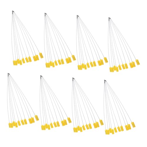 MUCKLILY 100Stücke Metallkabelplomben Nummerierte Manipulationssichere Sicherheitsdrahtanhänger für Lkw Container Hochfestes Stahlsiegel für Versand Lagerung MUCKLILY 100Stücke Metallkabelplomben Nummerierte Manipulationssichere Sicherheitsdrahtanhänger für Lkw Container Hochfestes Stahlsiegel für Versand Lagerung von MUCKLILY