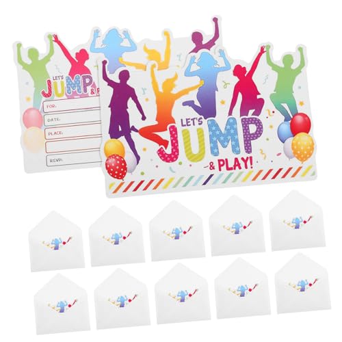 MUCKLILY 12 Sätze Party-Einladungskarte Einladungen zum Spielplatz-Geburtstag Einladungen zum Kindergeburtstag Geburtstagseinladungen für Jungen Geburtstagsfeiereinladungen Papier Weiß MUCKLILY 12 Sätze Party-Einladungskarte Einladungen zum Spielplatz-Geburtstag Einladungen zum Kindergeburtstag Geburtstagseinladungen für Jungen Geburtstagsfeiereinladungen Papier Weiß von MUCKLILY