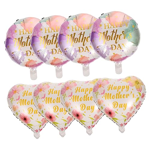 MUCKLILY 12 Stück Herzballons aus Aluminiumfolie für Muttertag mit Blumenmuster und Wasserfarbeneffekt Dekoration für Feierlichkeiten und Partys MUCKLILY 12 Stück Herzballons aus Aluminiumfolie für Muttertag mit Blumenmuster und Wasserfarbeneffekt Dekoration für Feierlichkeiten und Partys von MUCKLILY