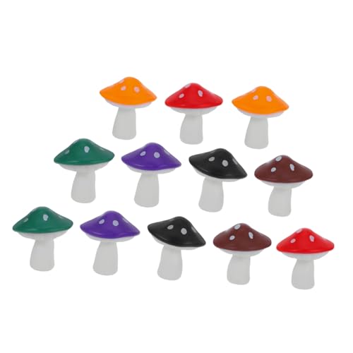 MUCKLILY 12 Stück Mini-Pilze Bastelpilz Pilzverzierungen Pilzdekoration Pilzstatue Pilzfiguren Pilz-partygeschenk Pilzmodell Pilzverzierung Für Den Garten Kleine Pilze Zum Basteln Plastik MUCKLILY 12 Stück Mini-Pilze Bastelpilz Pilzverzierungen Pilzdekoration Pilzstatue Pilzfiguren Pilz-partygeschenk Pilzmodell Pilzverzierung Für Den Garten Kleine Pilze Zum Basteln Plastik von MUCKLILY