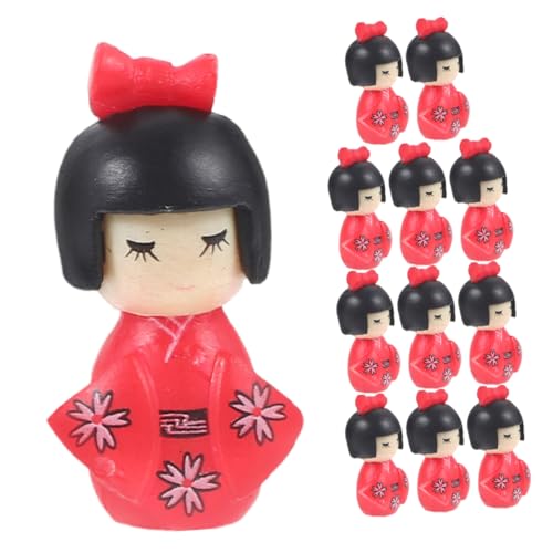 MUCKLILY 12 Stück Teiliges Kimono Puppen Set DIY Mikrolandschaftsdekorationen im Traditionellen Japanischen Kleine Ornamente für Schreibtisch und Innenräume Puppenhäuser und Kompakte Räume MUCKLILY 12 Stück Teiliges Kimono Puppen Set DIY Mikrolandschaftsdekorationen im Traditionellen Japanischen Kleine Ornamente für Schreibtisch und Innenräume Puppenhäuser und Kompakte Räume von MUCKLILY